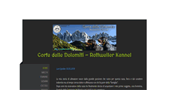 Desktop Screenshot of cortedelledolomiti.com