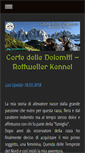 Mobile Screenshot of cortedelledolomiti.com